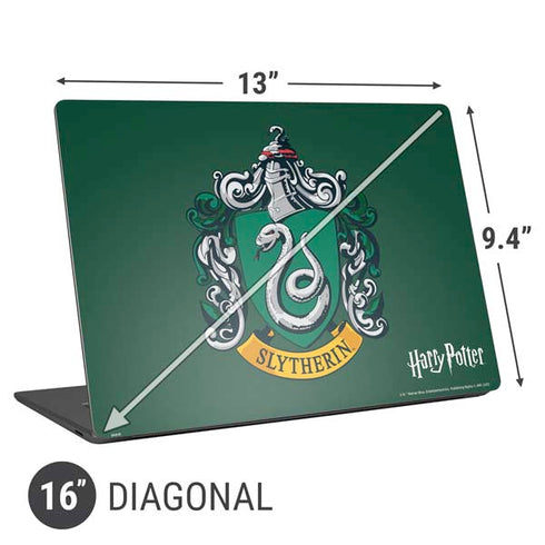 Wizarding World Harry Potter Slytherin House Crest Universal Laptop 16in (13 x 9.4in) Skin
